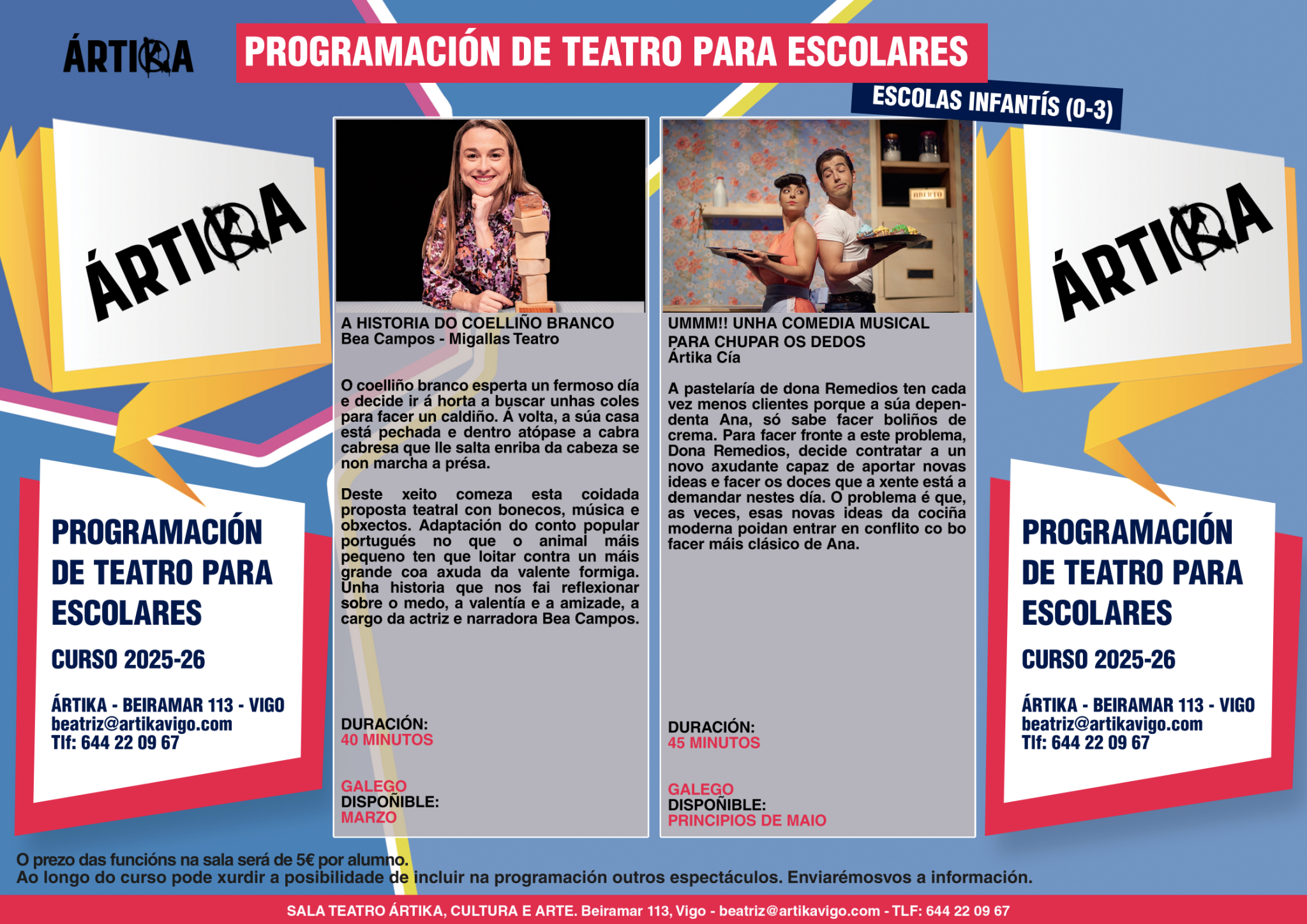 Programación Escolar 2025-2026 Ártika Vigo
